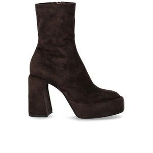Elena Iachi Zelda Brown Heeled Ankle Boot - NWT
